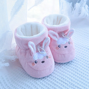婴儿鞋子软底护脚套0-1岁新生儿男女宝宝学步鞋秋冬棉鞋加绒包鞋