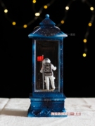 宇航员音乐盒创意生日礼物送男生，水晶球生日八音盒，六一儿童夜灯