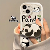 上市，奶油纹熊猫手机壳