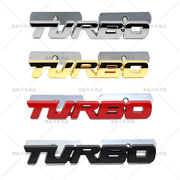 TURBO涡轮增压贴标 3D立体改装中网车标 涡轮增压turbo车标
