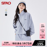 SPAO女士外套春季短款休闲韩国同款外套SPJJC23G22