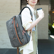 日本SANWA复古帆布包17.3寸笔记本电脑包男15.6寸手提大容量多功