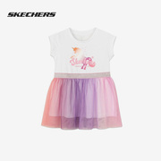 Skechers/斯凯奇夏季女童舒适针织连衣裙 L221G030