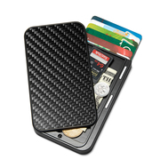 美国创意碳纤维卡，包男信用卡防盗刷防消磁银行卡套简约小巧钱包