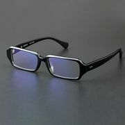 眼镜框男近视眼镜架板材，配s度近视眼镜眼睛，框镜架男黑框6040
