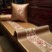 沙发垫夏季透气冰藤沙发巾防滑中式实木沙发凉席坐垫罗汉