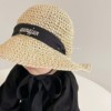 ins定制儿童草帽子遮阳帽婴儿，防晒帽大童，户外防蚊帽宝宝太阳帽