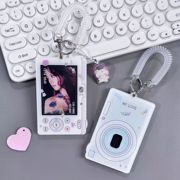 韩版y2k手机相机亚克力卡套追星专辑，小卡桌面立牌保护套收纳册