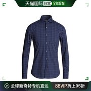 香港直邮潮奢 Ghirardelli 男士格纹衬衫
