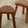 加安加丽法式复古实木小矮凳中古床边几置物小圆凳小众欧式换
