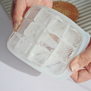 大可叔叔 食品硅胶冰格 小方块制冰模具 12格（2只装）