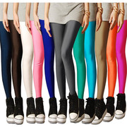 women'scandycoloredfluorescentleggings糖果色荧光打底裤