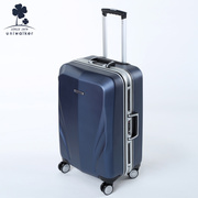 新uniwalker纯pc铝框拉杆箱万向轮旅行箱男女24行李箱登机托运箱