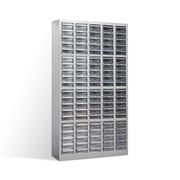 贺曼100抽透明色不带门零件柜元件柜抽屉式工具柜零件盒螺丝分类
