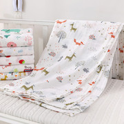双层纯棉纱布床单柔软亲肤成人，盖毯超薄夏季盖被床单加大2*2.2米