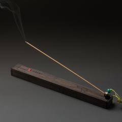黑檀实木线香筒存储一体便携