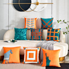 2023抱枕沙发客厅靠垫现代简约橙色靠枕套不含芯飘窗靠垫定制