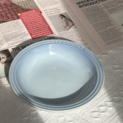 lecreuset酷彩陶瓷宠物盘猫狗粮碗猫咪犬类进食水碗零食餐前碟