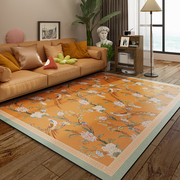 美式复古pvc地毯客厅免洗可擦2024沙发茶几皮革地垫防水防污