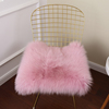 澳大利亚羊皮椅子垫羊毛坐垫方形，凳子垫圆形，垫羊毛椅垫冬季餐椅垫
