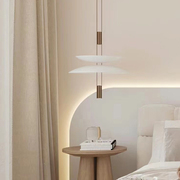 法式奶油风卧室吊灯，浪漫温馨现代客厅书房灯，床头吊灯设计师灯具