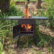 户外取暖柴火炉帐篷便携 取暖炉卡式炉野营野炊户外炉具烧烤炉子