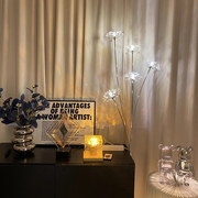 落地灯客厅高级感卧室灯创意个性艺术沙发旁边轻奢水晶台灯氛围灯