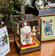 日本进口药师窑招财猫摆件开业店铺，生意兴隆收银台乔迁创意礼物