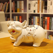 金猪存钱罐成人储蓄罐储钱罐陶瓷超大号创意儿童网红开业摆件
