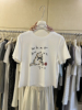韩版夏季潮流十三行气质显白甜美小清新印花短袖修身辣妹T桖T恤