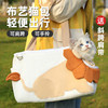 猫包便携外出轻巧透气单肩手提可斜跨可露头可折叠猫背包小犬可用