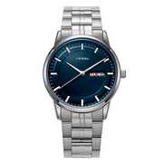 时诺比手表男sinobi品牌，奢华商务腕表时尚，休闲不锈钢运动腕表