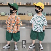 儿童套装男童夏装小童男孩，帅气衣服夏季5韩版洋气，中童两三四岁半2