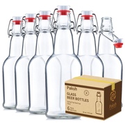 一箱6个装空玻璃酒瓶泡，酒瓶酿酒瓶，白酒葡萄酒果酒大玻璃瓶473ml