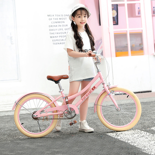上海永久牌儿童自行车16-18-20寸公主淑女风女孩单车6-8-12岁