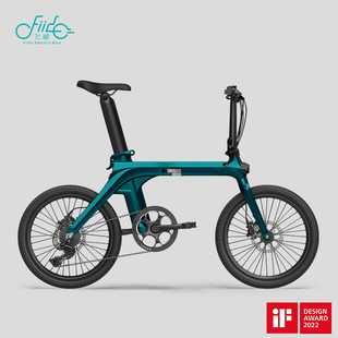 飞道fiidox折叠电动自行车，力矩助力车扭矩传感电单车