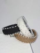 韩国东大门baket珍珠串珠小众高级感气质个性发箍发卡发饰品
