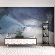 现代壁纸电视背景墙布北欧大气抽象线条客厅墙纸复式楼别墅8D壁画