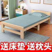 高档沙发床可折叠单人午休木，板床双人1.8简易床1.5米凉椅两用午睡