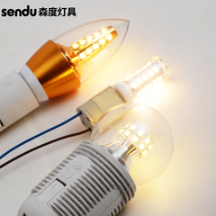 LED3瓦节能灯泡螺口E27球泡射灯螺旋E14家用商用厂房大功灯泡光源