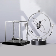 牛顿摆球永动机仪小摆件，办公桌创意装饰品现代简约桌面书房科学