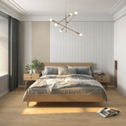 新v中式卧室背景墙壁纸大气，床头装饰壁画定制主卧墙布2023壁