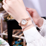 品牌时尚女士手表，女款学生钢带手链时装表休闲生活，防水石英表