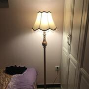 欧式落地灯客厅立式卧室，床头灯北欧美式简约led铁艺落地灯落地灯