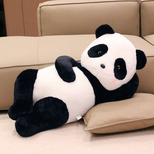 熊猫玩偶公仔侧睡大熊猫，娃娃女孩抱着睡觉男生，抱枕女生毛绒玩具