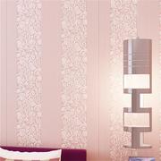 欧式现代竖条纹加厚无纺布，墙纸客厅电视背景，壁纸3d立体浮雕卧室