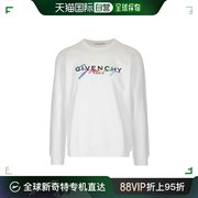香港直邮Givenchy纪梵希男士字母印花白色卫衣BMJ03C30AF100