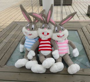 卡通超可爱毛绒玩具公仔流氓兔布娃娃特大号兔八哥娃娃彼得兔玩偶