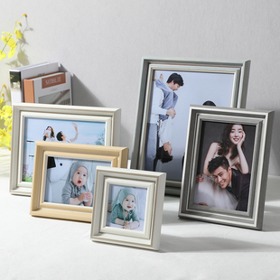 相框摆台挂墙架制作结婚照情侣照片，定制宝宝创意，相片可爱相册摆件