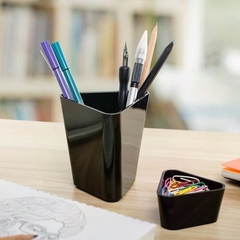 创意个性多功能双层文具盒 迷你桌面收纳摆件学生办公室笔筒